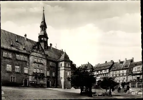 Ak Blankenburg am Harz, Markt, Rathaus