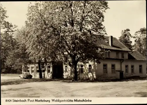 Ak Steinbach Moritzburg in Sachsen, Waldgaststätte Mistschänke