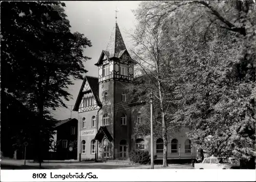 Ak Dresden Langebrück, Gasthaus Lindenhof