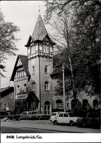 Ak Dresden Langebrück, Hotel Lindenhof