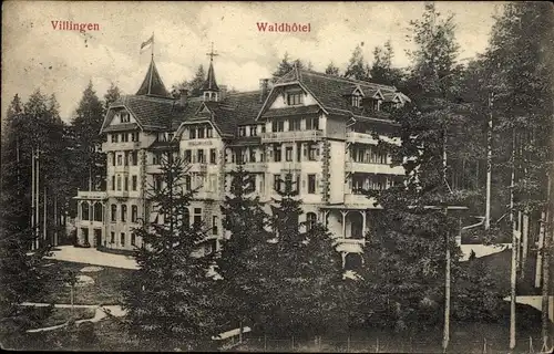 Ak Villingen Schwenningen im Schwarzwald, Waldhotel