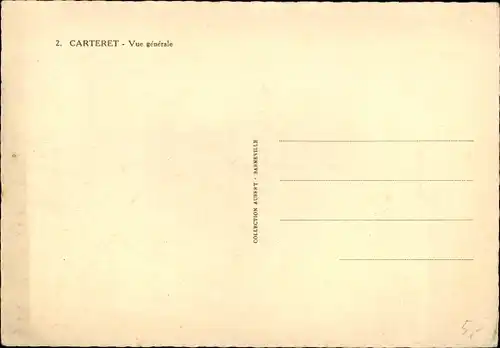 Ak Carteret Manche, Vue générale