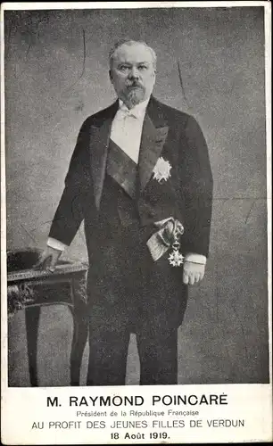 Ak M. Raymond Poincare, President de la Republique Francaise