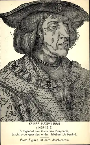 Künstler Ak Keizer Maximilian, Kaiser Maximilian, Portrait