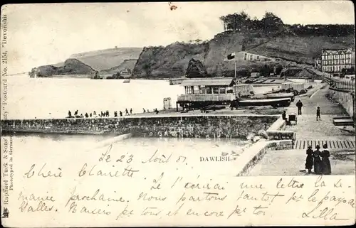 Ak Dawlish Devon England, General View, Harbour, Tuck 2154