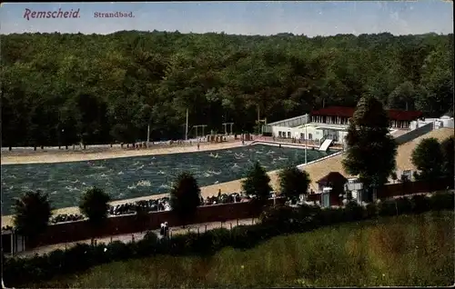 Ak Remscheid im Bergischen Land, Strandbad