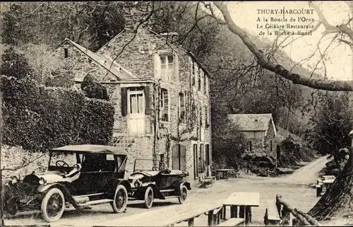 Ak Thury Harcourt Calvados, Le Celebre Restaurant de la Roche a Bunel