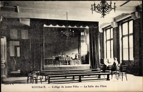 Ak Roubaix Nord, College de jeunes Filles, La Salle des Fetes