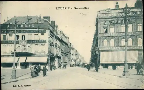 Ak Roubaix Nord, Grande Rue