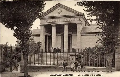 Ak Chateau Chinon Nièvre, Le Palais de Justice