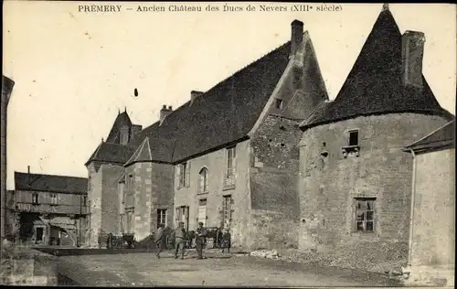 Ak Prémery Nièvre, Ancien Chateau des Ducs de Nevers