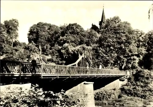 Ak Zwickau in Sachsen, Paradiesbrücke