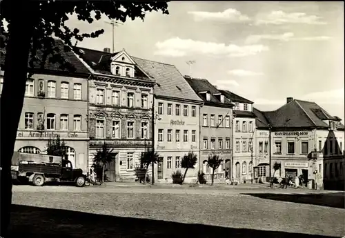 Ak Münchenbernsdorf in Thüringen, Markt