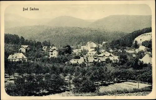 Ak Bad Sachsa im Harz, Blick auf den Ort