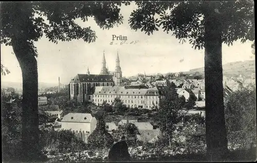 Ak Prüm in der Eifel, Gesamtansicht