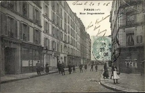 Ak Paris XII Reuilly, Rue Dugommier