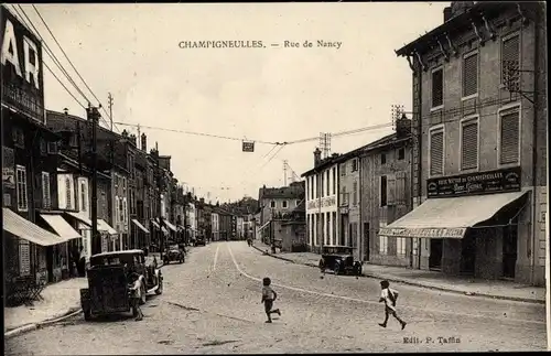 Ak Champigneulles Meurthe et Moselle, Rue de Nancy