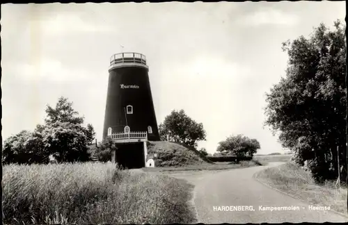 Ak Hardenberg Overijssel Niederlande, Kampeermolen, Heemse