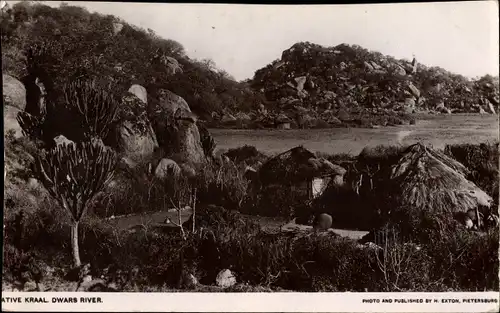 Ak Südafrika, Native Kraal, Dwars River