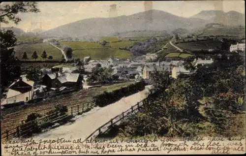 Ak Keswick Cumbria England, Brouthewaite and Causey Pike