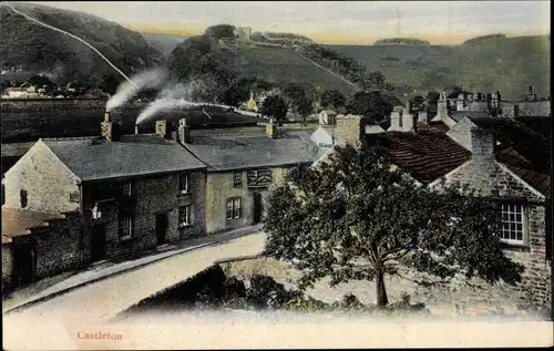 Ak Castleton Derbyshire England, General View