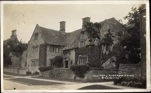 Ak Broadway Worcestershire, The Mary Anderson House