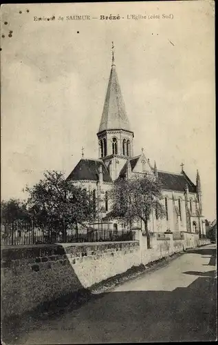 Ak Brézé Maine et Loire, L'Eglise