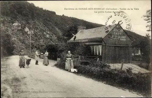 Ak Condé sur Noireau Calvados, Vallee de la Vere