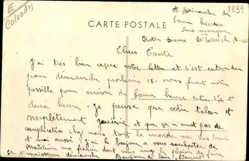 Ak Corbon Calvados, Hotel de Carrefour Saint Jean