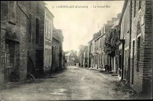 Ak Cormolain Calvados, La Grande Rue