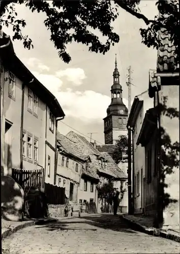 Ak Bad Frankenhausen am Kyffhäuser Thüringen, Oberkirchgasse