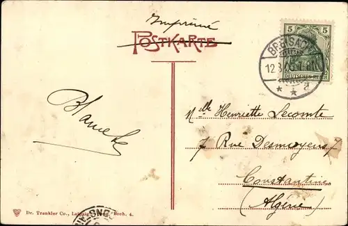 Ak Breisach am Oberrhein, Teilansicht