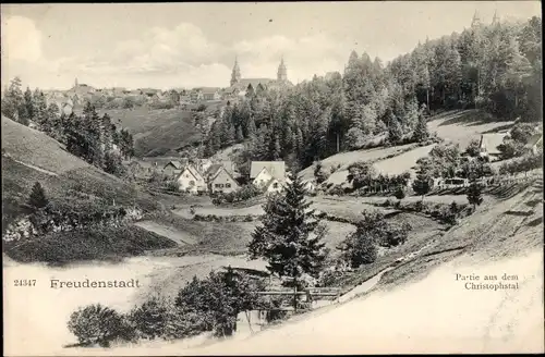 Ak Freudenstadt im Nordschwarzwald, Christophstal