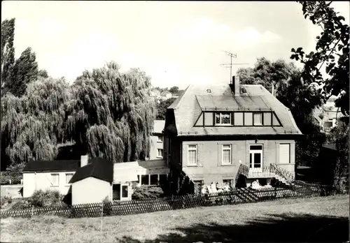 Ak Reudnitz Mohlsdorf Teichwolframsdorf Thüringen, Blick auf ein Wohnhaus