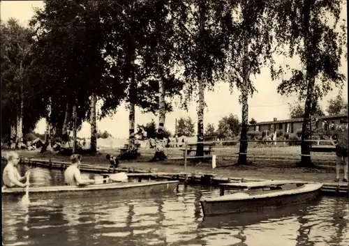 Ak Plothen in Thüringen, Zeltherberge Philipp Müller am Hausteich