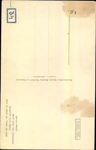 Ak Isia und Chochol aus Drama Wesele, Stanisław Wyspiański