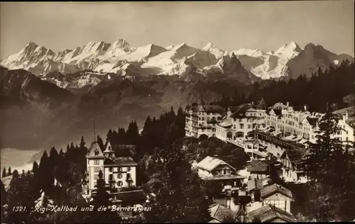 Ak Rigi Kanton Schwyz, Kaltbad und die Berneralpen
