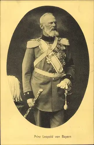 Ak Prinz Leopold von Bayern, Portrait