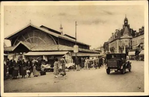 Ak Trouville sur Mer Calvados, La Reine des Plages, La Poissonnerie