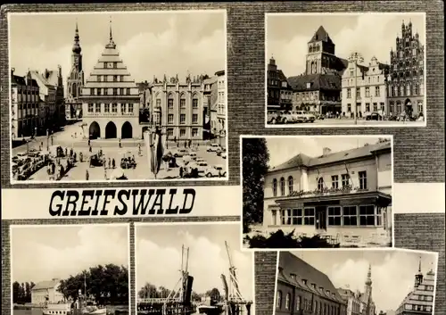 Ak Hansestadt Greifswald, Stadtbilder