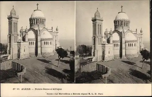 Stereo Ak Algier Alger Algerien, Notre Dame d'Afrique