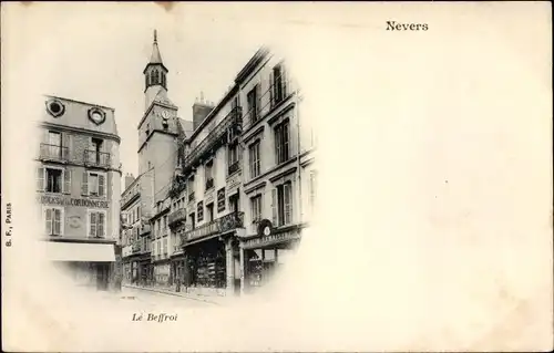 Ak Nevers Nièvre, Le Beffroi