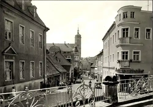 Ak Wurzen in Sachsen, Wenceslaigasse, Apotheke