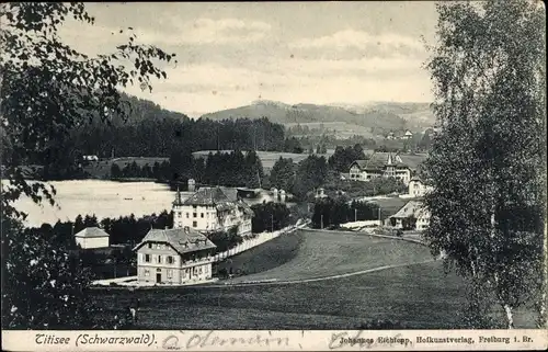 Ak Titisee Neustadt im Breisgau Hochschwarzwald, Blick auf den Ort