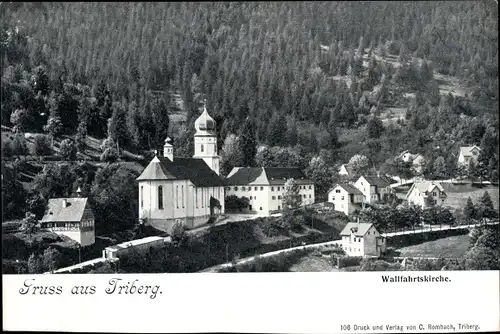 Ak Triberg im Schwarzwald, Wallfahrtskirche