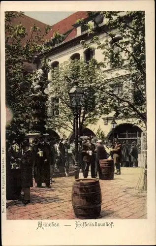 Ak München Bayern, Hofbräuhaushof