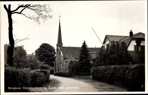 Ak Heemse Overijssel, Gereformeerde Kerk met pastorie