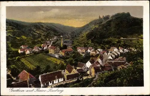 Ak Grethen Parthenstein in Sachsen, Ruine Limburg