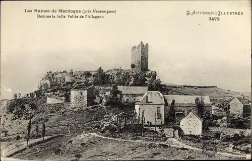 Ak Neussargues Cantal, Les Ruines de Mardogne