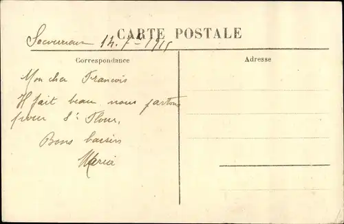 Ak Neussargues Cantal, La Villa Benoit